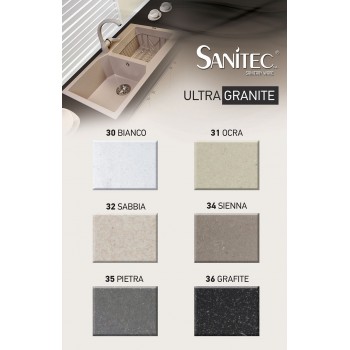 Sanitec Granite 803 Sabbia Νεροχύτης 98 2B