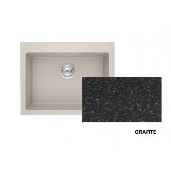 Sanitec Granite 815 Grafite Νεροχύτης 70 1B