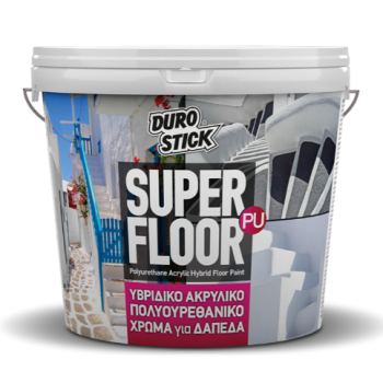 Durostick Super Floor PU Πράσινο Υβριδικό, πολυουρεθανικό - ακρυλικό χρώμα δαπέδων 750ml