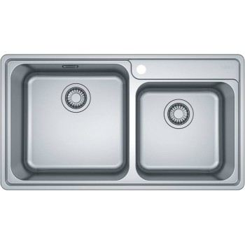 Franke Smartline Bell 620 Inox Ένθετος Λείος Νεροχύτης