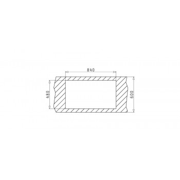 Pyramis Pyragranite Athlos Plus 1B 1D Snow Γρανιτένιος Αντιστρεφόμενος Ένθετος Νεροχύτης Με 1 Γούρνα και Ποδιά 86x50 cm