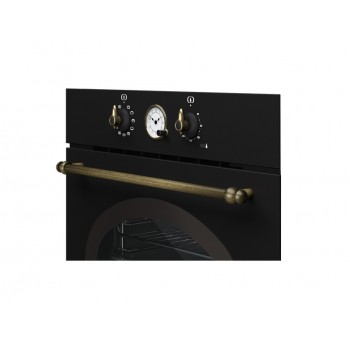 Teka HRB 6300 Anthracite Brass Εντοιχιζόμενος Φούρνος Country Style πολλαπλών λειτουργιών