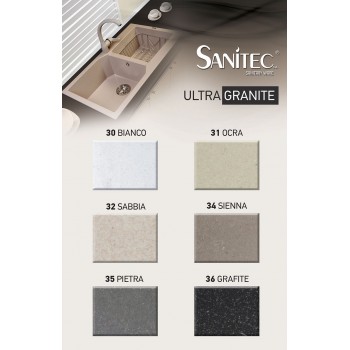 Sanitec Granite 816 Pietra Γρανιτένιος Νεροχύτης 50 1Β 50cm