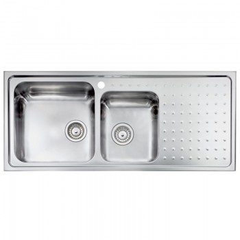 Sanitec Stainless Steel Sinks 11117 Ανοξείδωτος Νεροχύτης 80cm