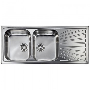 Sanitec Stainless Steel Sinks 11467 Ανοξείδωτος Νεροχύτης 80cm