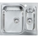 Sanitec Stainless Steel Sinks 11692 Ανοξείδωτος Νεροχύτης 60cm με ποδιά αριστερά