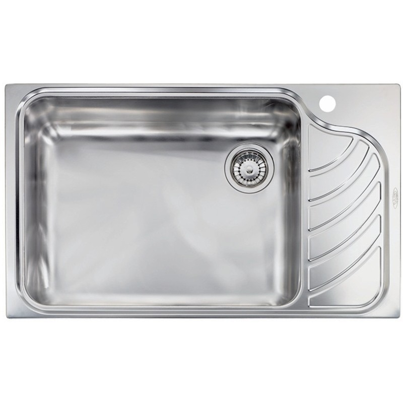 Sanitec Stainless Steel Sinks 11753 Ανοξείδωτος Νεροχύτης 80cm με ποδιά αριστερά