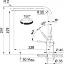 Franke Atlas Neo Standard Copper Μπαταρία Κουζίνας