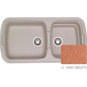 Sanitec Classic 305 Granite Terracotta Νεροχύτης