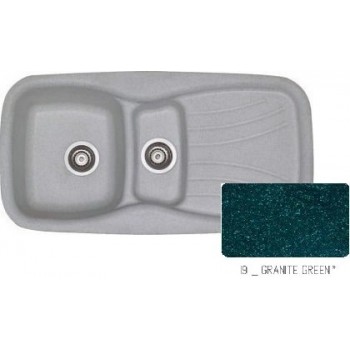 Sanitec Classic 309 Granite Green Νεροχύτης