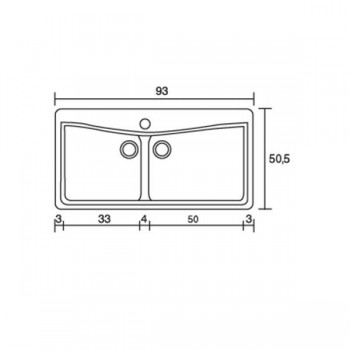 Sanitec Classic 326 Νεροχύτης