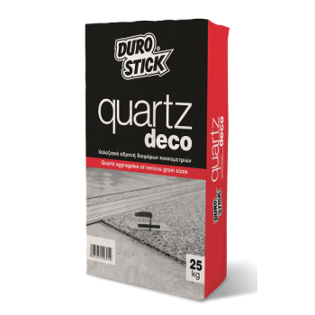 Durostick Quartz Deco Μωσαϊκό Αιγαίου Χαλαζιακά αδρανή διαφόρων κοκκομετριών 25 kg